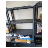 5 Tier Plastic Shelf no contents 33" x 72" x 14"