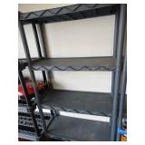 5 Tier Plastic Shelf no contents 33" x 72" x 14"
