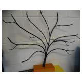 Metal Tree Jewelry Holder 20" T