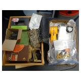 Stud Finder, Nails, msc. hardware, etc.
