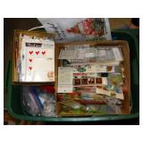 Christmas Stationary, Cards-( some new in box) in