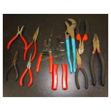 Asst. Pliers, Wire Strippers, etc.