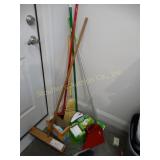 Brooms, Dust pan, Swifter Dry Mop, etc.
