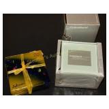 Handmade in Greece Glass Coasters, Crate n Barrel
