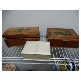 3 Jewelry Boxes w/contents