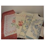 Vintage Embroidered and Hand Made Linen