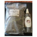 1 Lb. Bag Lavender flowers, & Spray in plastic
