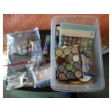 Craft Glitter in plastic tote
