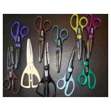 Scissors, mostly marked Fiskars, Paper Edgers