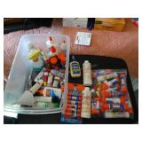 Asst. Glue- Elmers, Fabric, Wood, in plastic tote