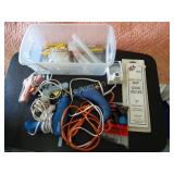 Glue Guns & Sticks in plastic tote