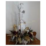 Church Floral Centerpiece lights up 35" T