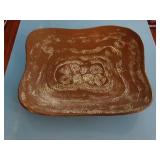 Hand made Pottery  fruit bowl  11" x 13"