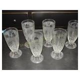 6 Iris Pattern  tumbler glasses