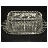 Glass Butter Dish  5"