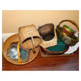 Asst. wicker baskets etc.