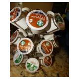 K-cup caddy w/k-cups