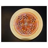 Pottery fruit bowl 10" D