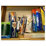 Foil, wax paper, oven bags, etc