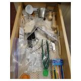 Kitchen utensils, contents of kitchen drawer