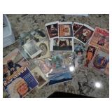 Post cards. paper dolls etc.