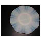 Opalescent serving plate 10" D