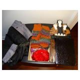 Bible, Journal, cat wall hanging, jacket 2 sm.