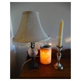Sm. Lamp16" T, Candle stick, Scentsy candle