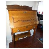 Vintage Secretary Desk (has demage)