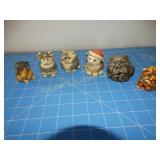 Cat Figures by Pet Bellys approx. 2" T