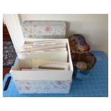Decor. Box of Gift Cards & sm. box