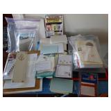 Envelopes, note pads, index cards, name tags,