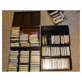 Asst. Cassettes some in plastic cases, etc