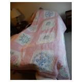 Hand made Quilt 72" x 98"