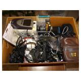 Vintage cameras, RCA portable radio, walkman,