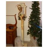 Post decoration missing candle 65.5" T