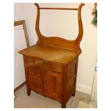 Vintage Wash Stand w/3 drawers & door