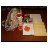 Misc. painting supplies- 18" x 24" canvas, Paint