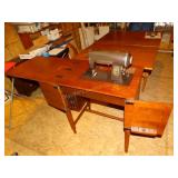Vintage Kenmore Sewing Machine in Cabinet