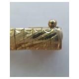 Gold bracelet marked Italy 10K weight .4 oz