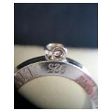 Pendant marked 925, 1" diameter