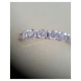 Diamond ring, 14K, size 8 1/2