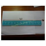 Necklace & earrings, necklace has multi-color