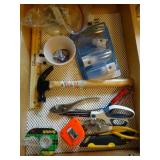 Hammer, night lights, wrench, etc.  contents of