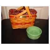 Longaberger Basket 1992 Seasons Greetings