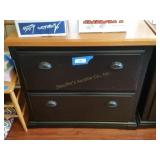 File Cabinet w/keys, some file folders 34" x 19"