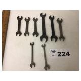 ASSORTMENT OF OPEN END WRENCHES