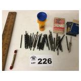 ASSORTED SMALL DRILL BITS