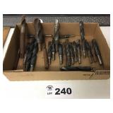 ASSORTED LARGE DRILL BITS