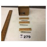 STARRETT PIN VISE.  QTY 6
